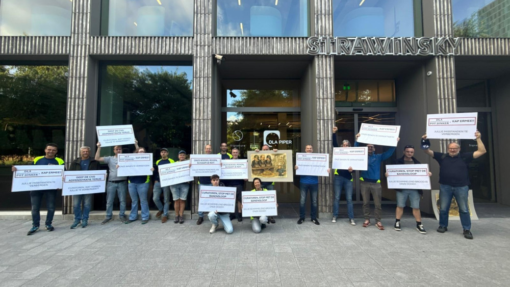 Crown Van Gelder protest - Foto: Aangeleverd